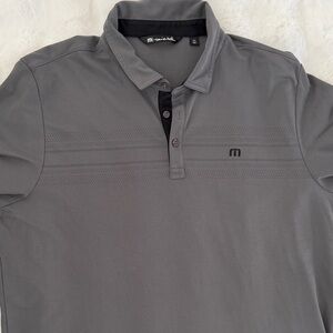 Travis Matthew Men's Gray Polo Shirt